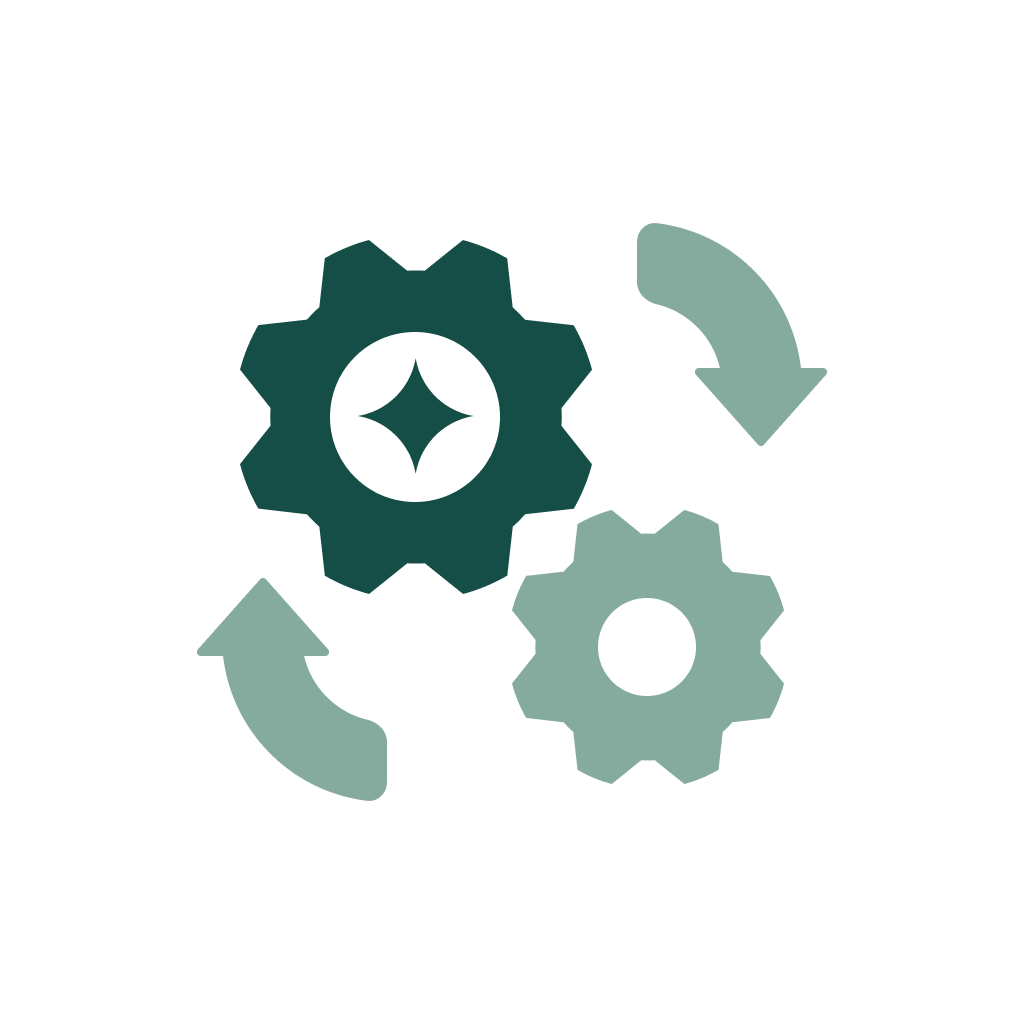 Revenue cycle workflow icon